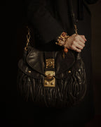 –SPECIAL– "miu miu" 00’s archival matelassé coffer bag