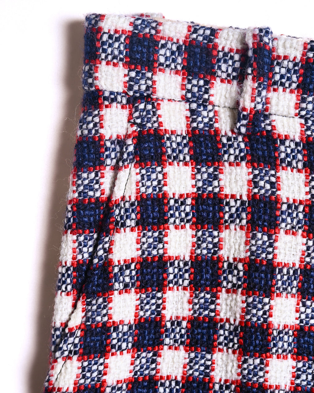 GUCCI by Alessandro Michele / Checkered Pattern Tweed Culotte Pants