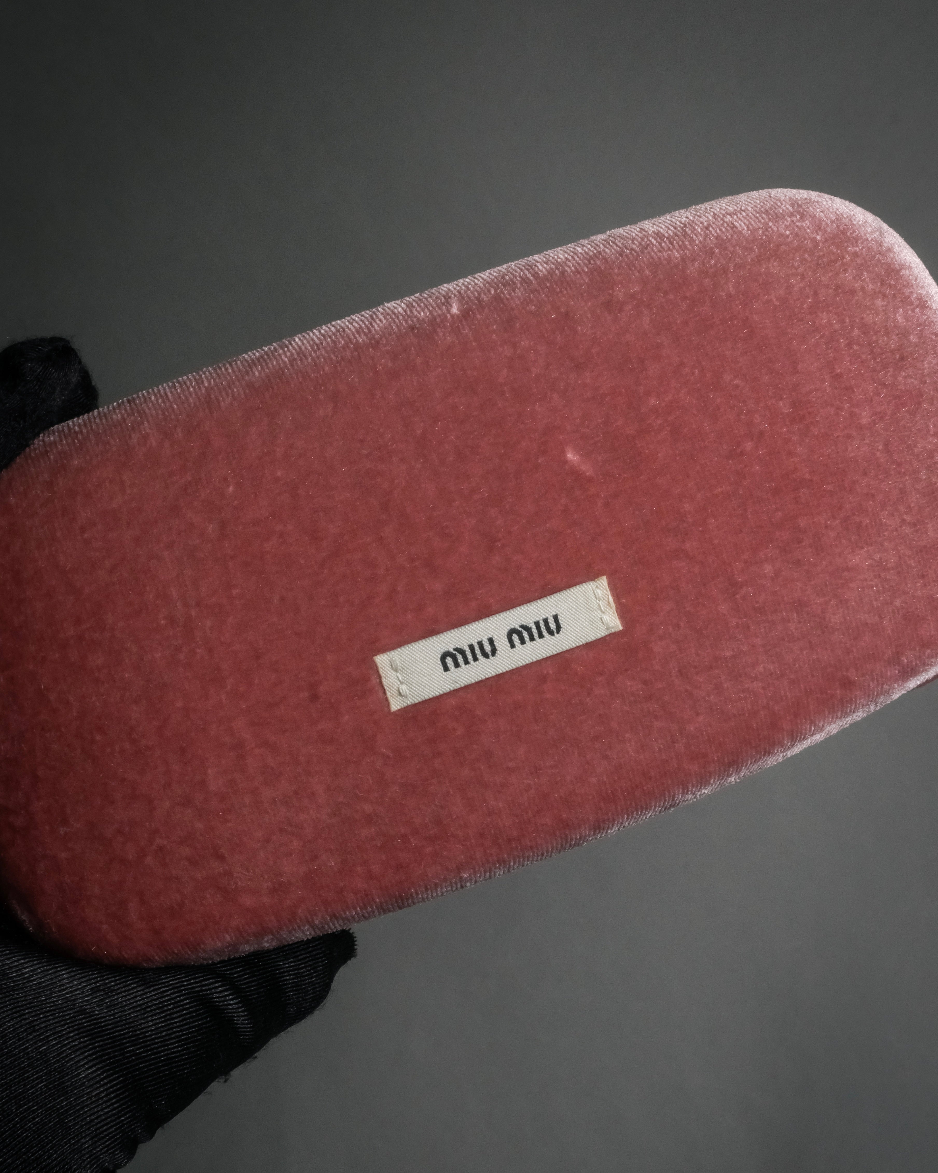 "MIU MIU" Round frame statement sunglasses