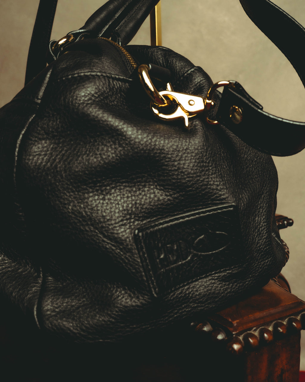 “RED VALENTINO” 2010’s lace bow leather two-way bag