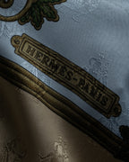 "HERMES" Carré 90 Joies d’Hiver Winter Pleasures silk scarf