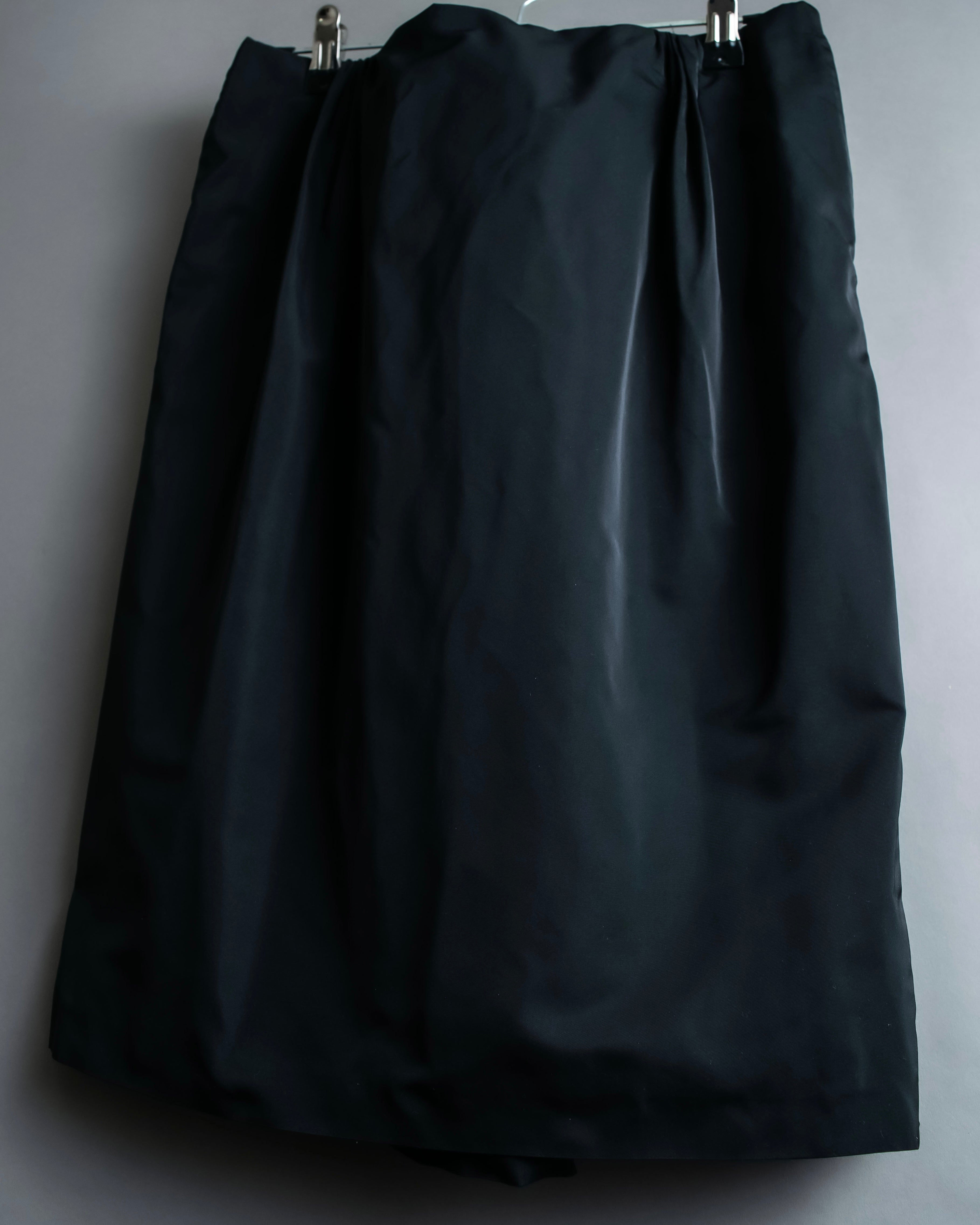 “JIL SANDER” Silk blended tight silhouette skirt
