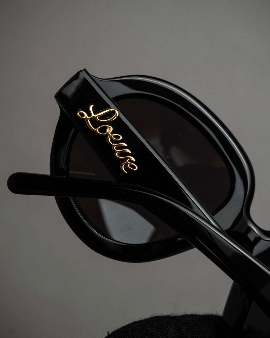 "LOEWE" Thick rim oval frame sunglasses