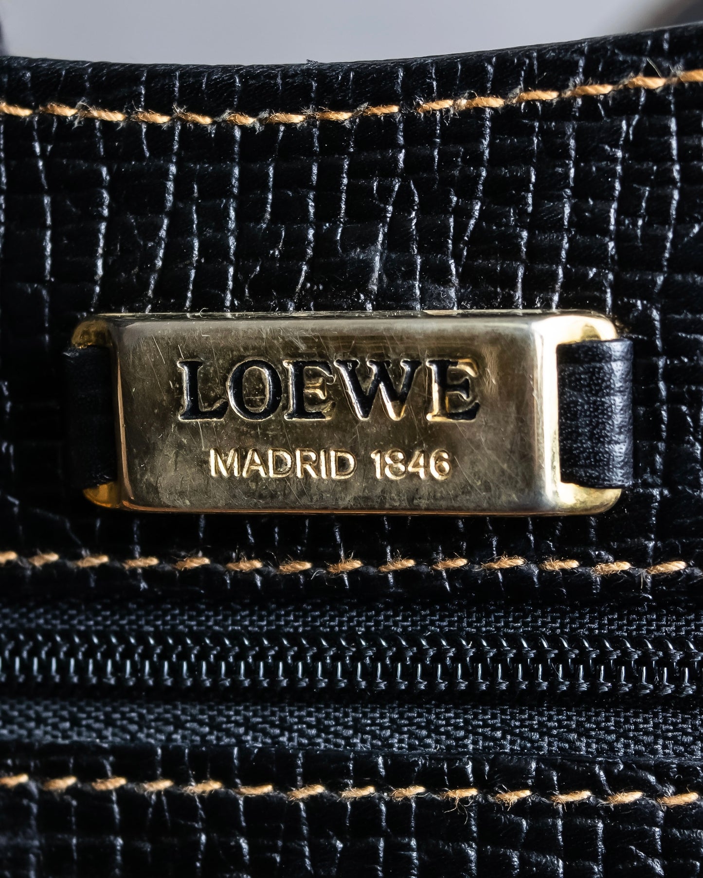 "LOEWE" Barcelona series grained leather handbag