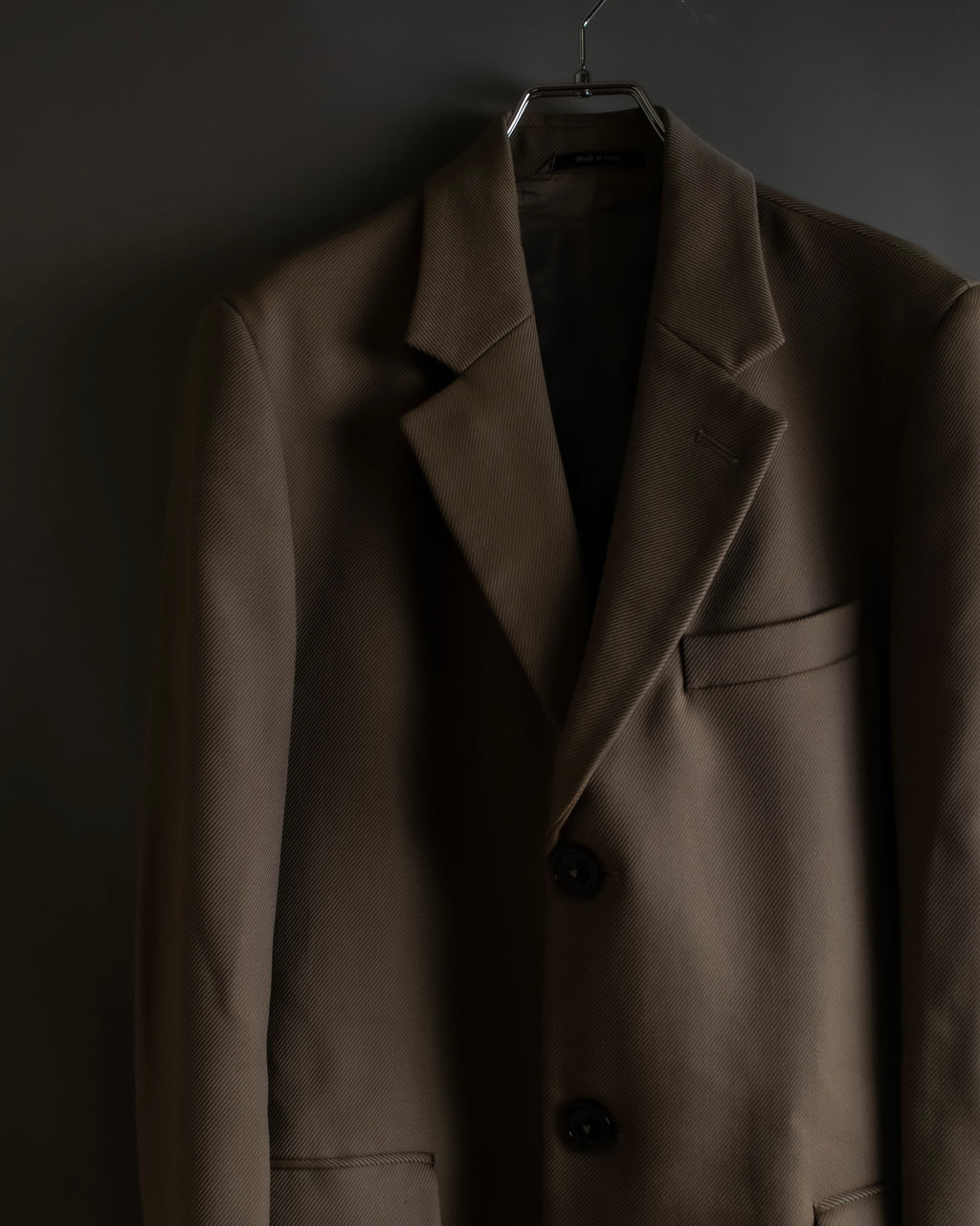 "MAISON MARGIELA" 13AW structured mid-length tailored coat