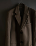 "MAISON MARGIELA" 13AW structured mid-length tailored coat