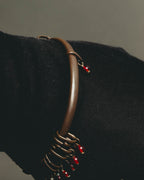 "Jean Paul Gaultier" 90's-00's Sculptural red bead bangle