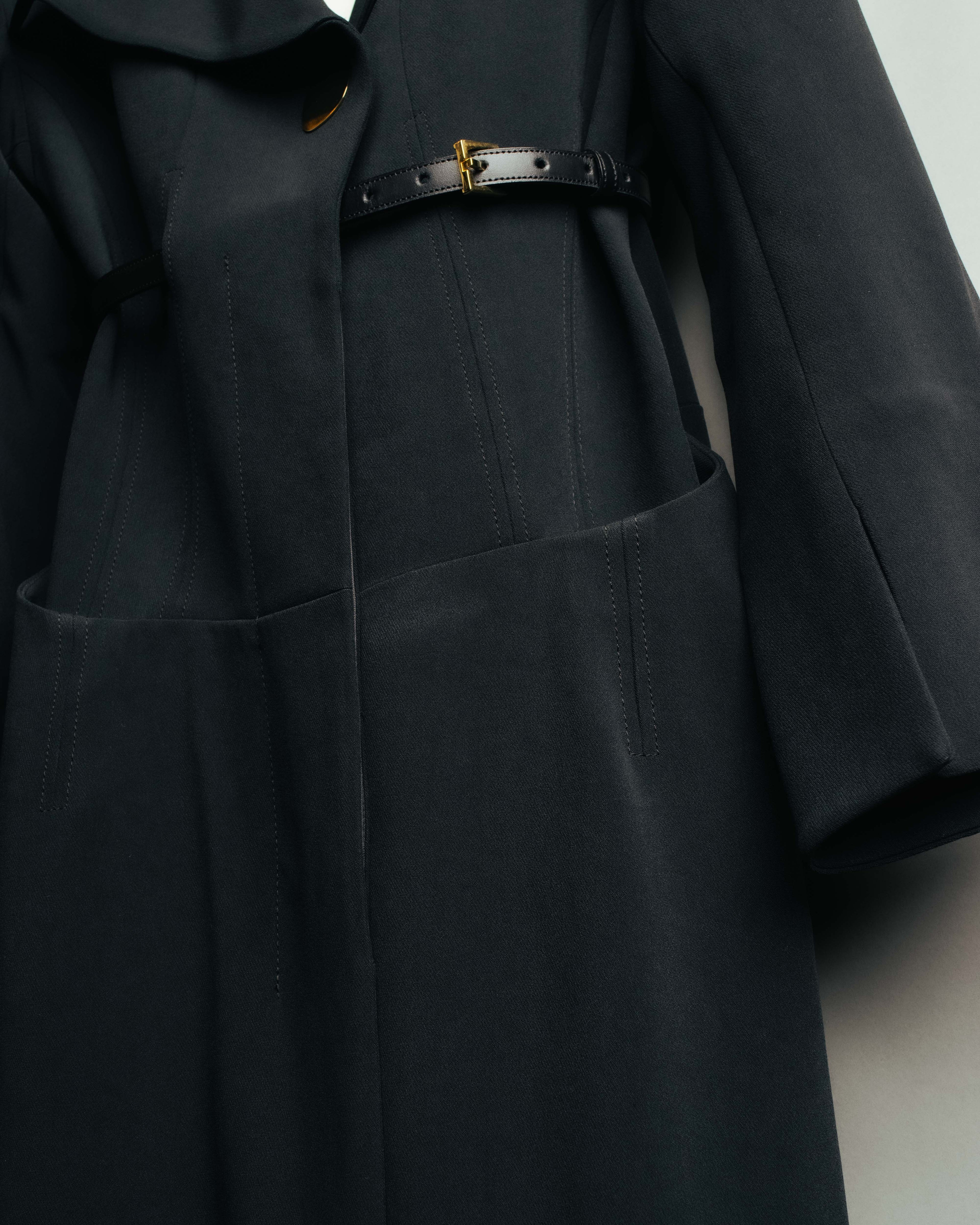 -SPECIAL- “HARUNOBU MURATA” 2024 SS Sculptural belted dress coat