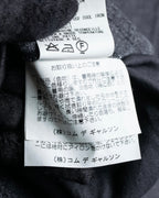 "tricot COMME des GARCONS" 
Double-breasted reversible fur tailored coat