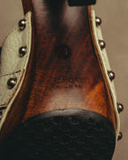 "GUCCI" 90's-00's Horsebit studded wood wedge mule sandals