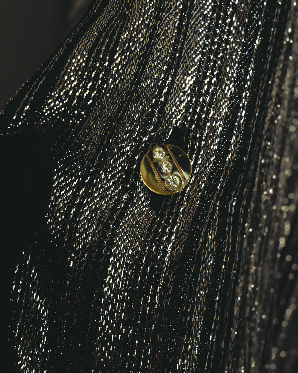 "ENRICO COVERI" 80's-90's Metallic flared maxi skirt