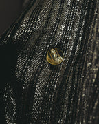 "ENRICO COVERI" 80's-90's Metallic flared maxi skirt