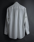 "COMME des GARCONS SHIRT" 01AW French cotton bowtie shirt
