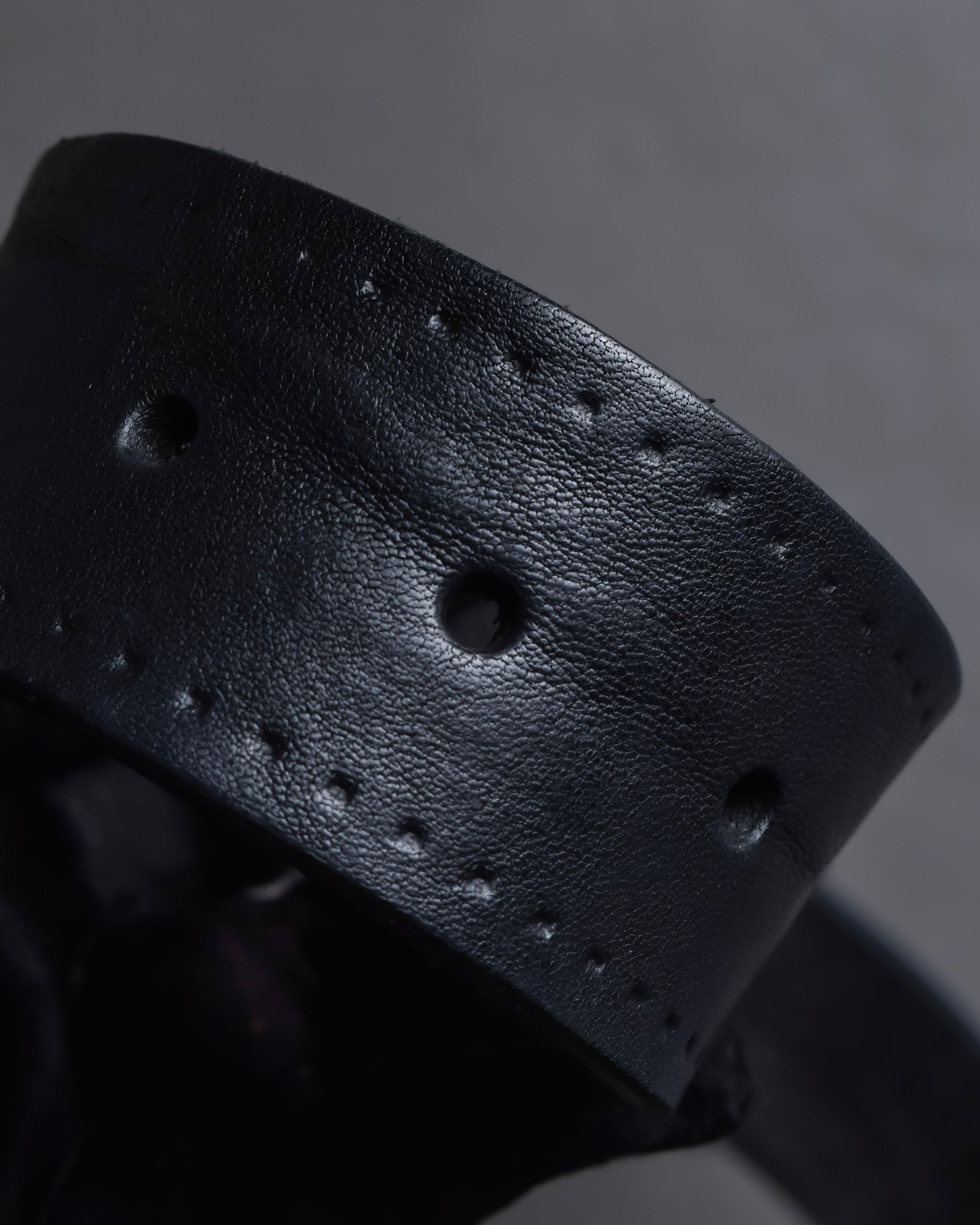 "GUCCI" Bamboo buckle motif leather belt