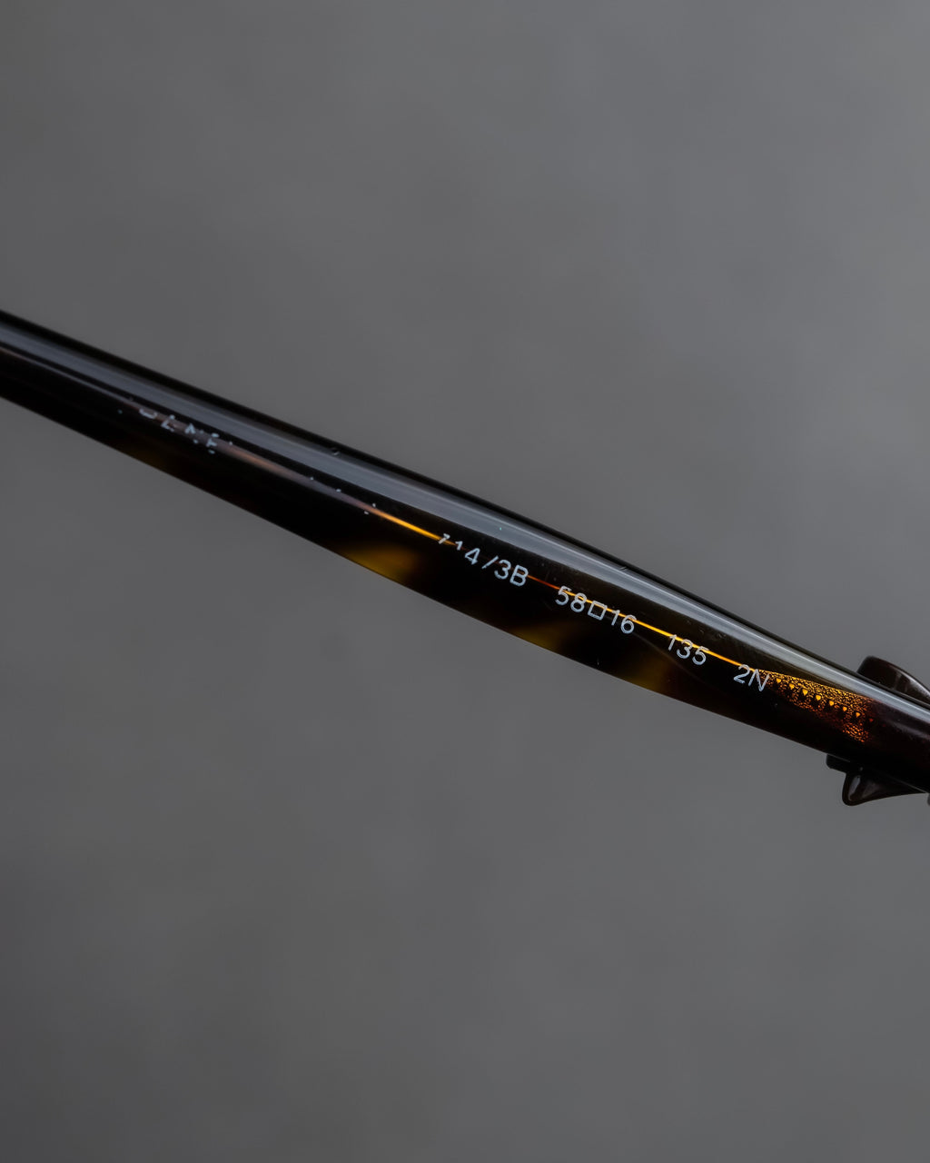 "CHANEL" Butterfly frame brown lens sunglasses