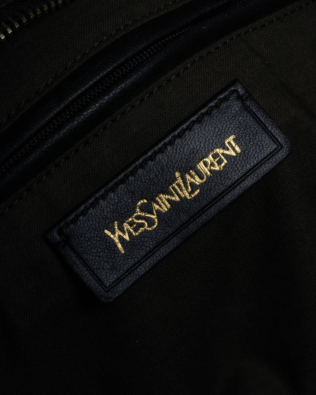 "YVES SAINT LAURENT" 11'year-12'year Chic Gabas leather bag