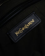 "YVES SAINT LAURENT" 11'year-12'year Chic Gabas leather bag
