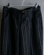 "DOLCE &amp; GABBANA" Pinstripe double-finished slacks