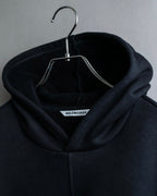 "BALENCIAGA" Oversized poncho flare silhouette hoodie