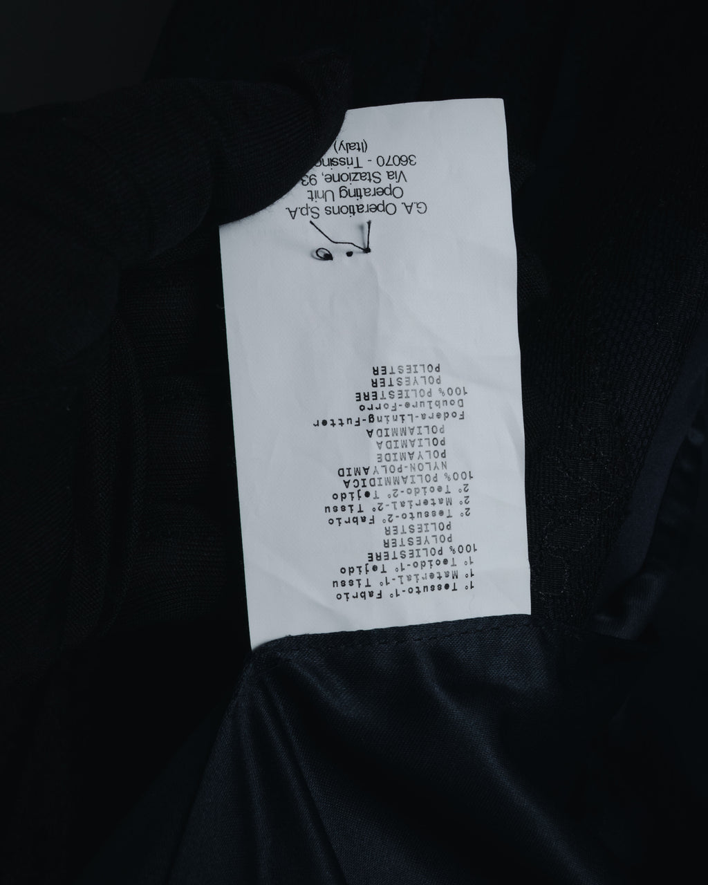 "ARMANI COLLEZIONI" Sheer lace layered tailored jacket