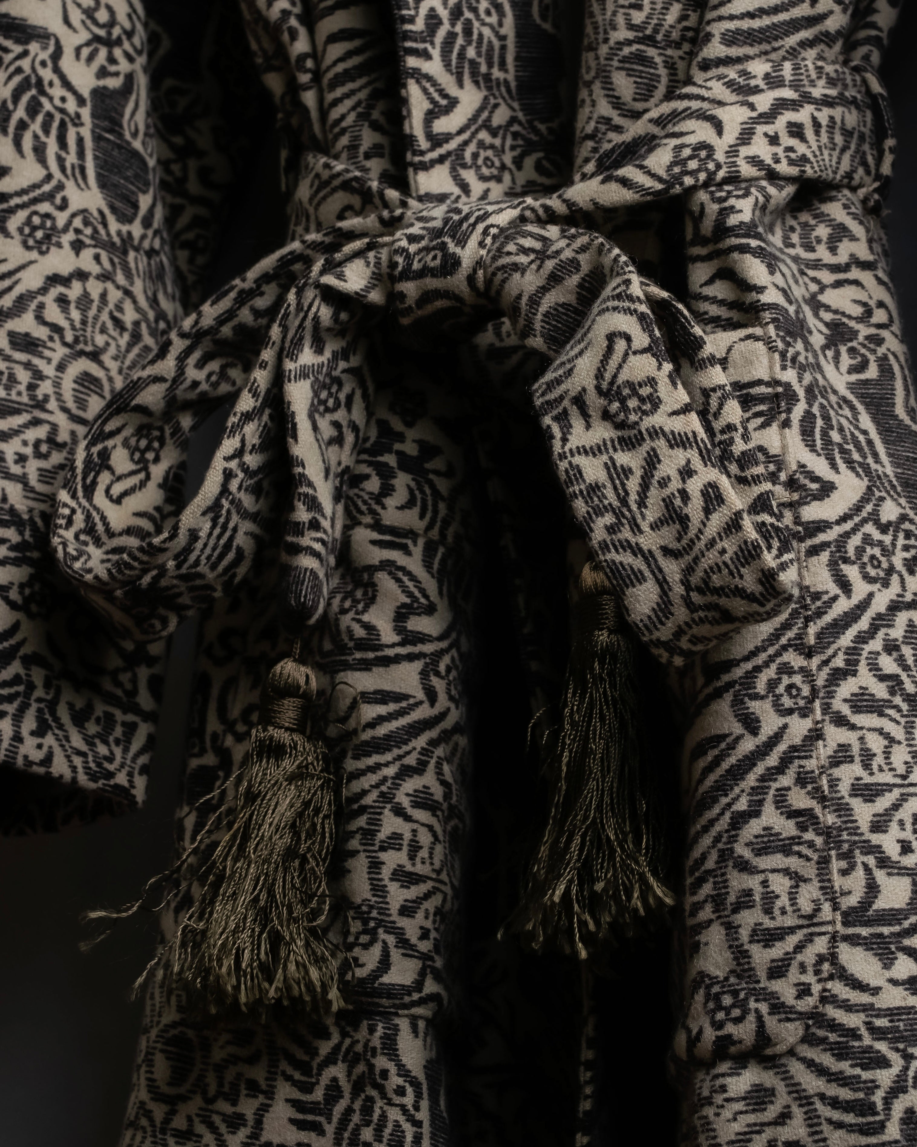 Vintage gobelin oversized gown coat