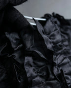 "S Max Mara" Tiered frill design belted dress