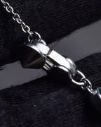 "GUCCI" Heart motif silver necklace