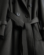 "Christian Dior" 70’s Classically tailored belted trench coat