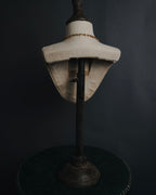 "Christian Dior" 80’s textured geometric link chain necklace