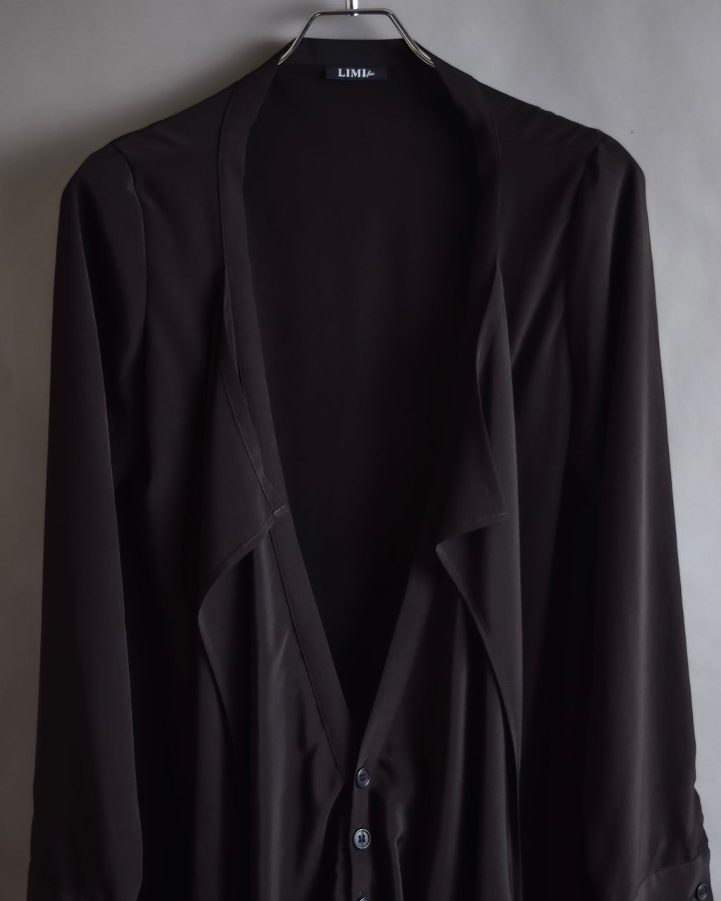 "LIMI feu" Draped asymmetric layered rayon dress