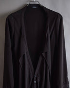 "LIMI feu" Draped asymmetric layered rayon dress