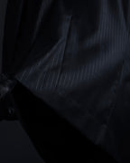 "BALENCIAGA" Chalk stripe pattern long silhouette set up