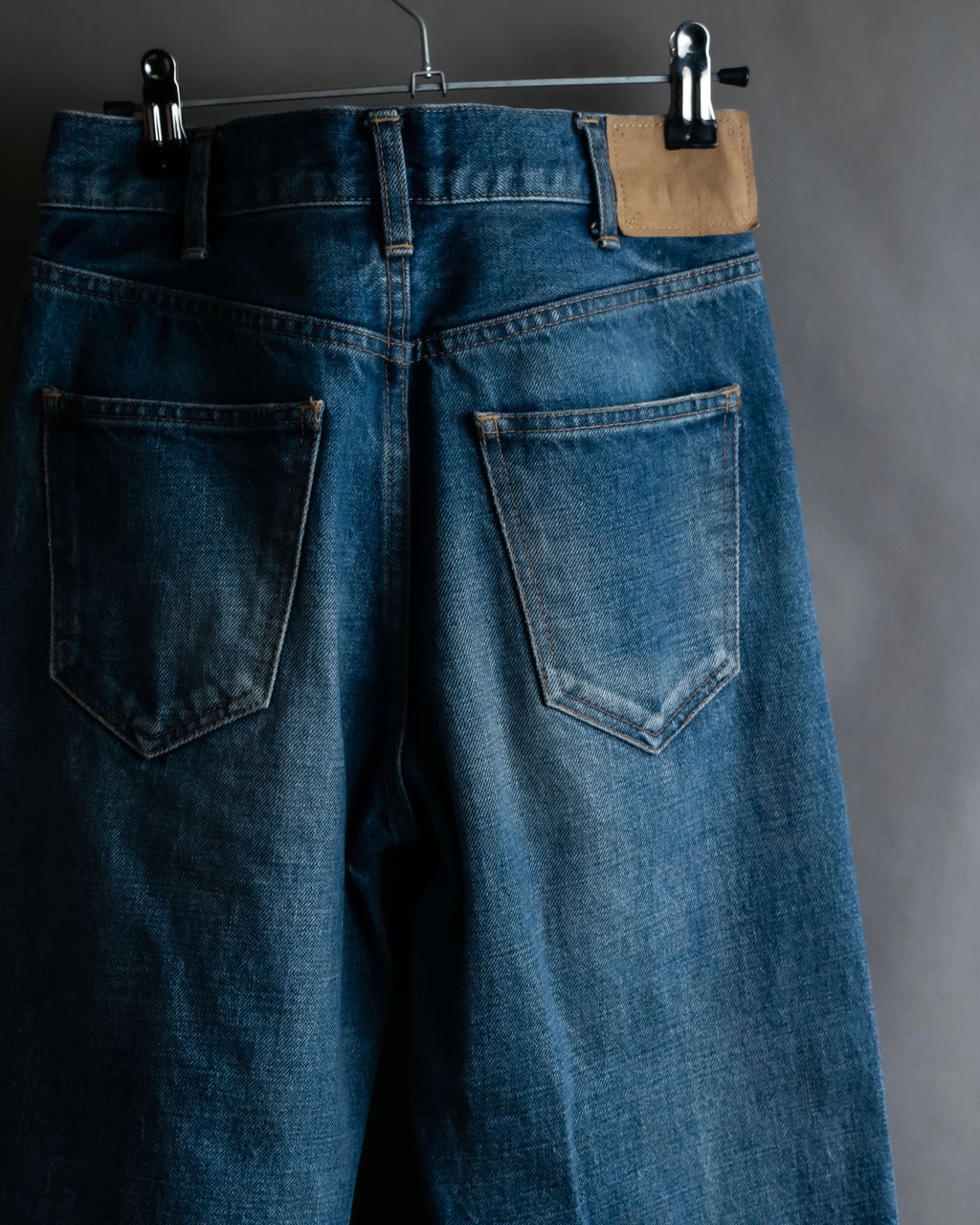 "CELINE" Stonewash design straight denim