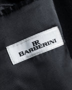 "BARBERINI" Minimalist detail 100% cashmere stand collar coat
