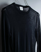 “Jean Paul Gautier” Fringe detailed  asymmetry shear top