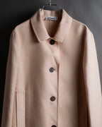 "JIL SANDER" Pink beige color spring coat