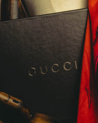 –SPECIAL– “GUCCI” 80’s-90’s Abstract marble print silk scarf