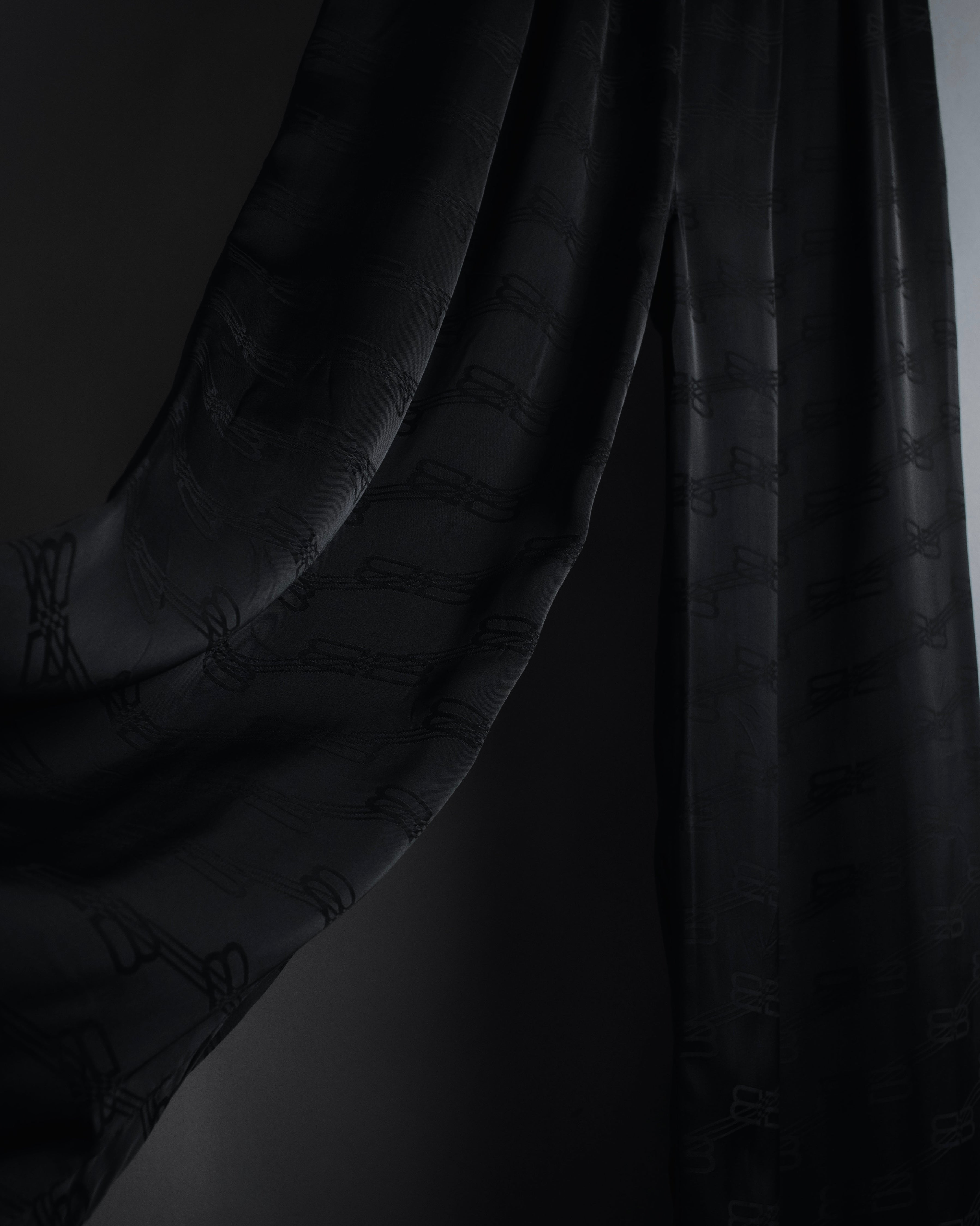 BALENCIAGA 2022春夏影子字母宽松休闲裤