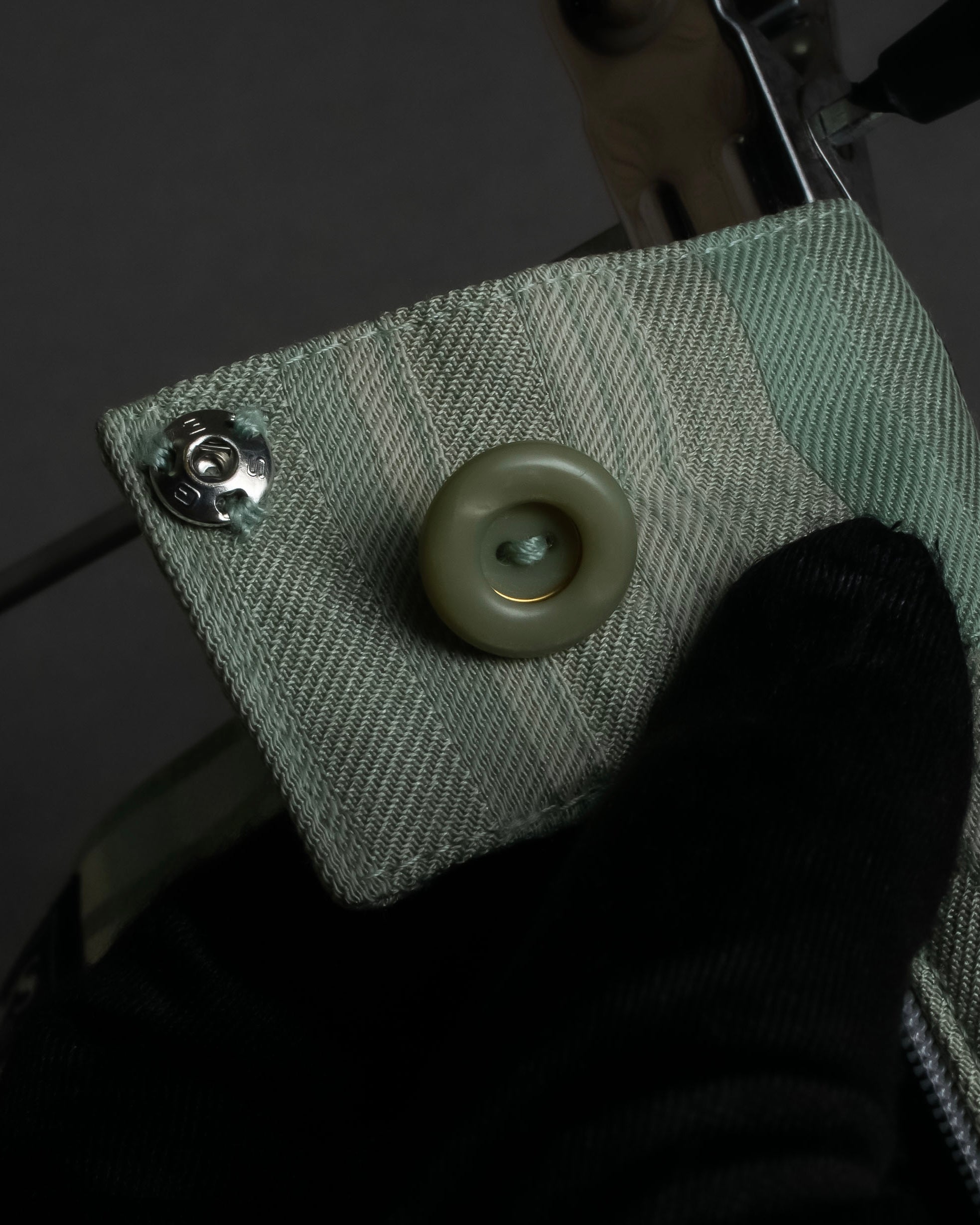 "BURBERRYS" Mint green check pattern skirt type set up