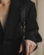 Bolso de hombro de ante con ojales en forma de media luna de See by Chloé