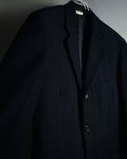 "HERMES" 90’s cashmere blend heritage vip limited tailored jacket