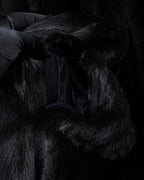 "GUCCI" Semi-custom atelier work fur long coat