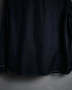 “BOTTEGA VENETA” 2010’s contrast stitch uniform cotton shirt