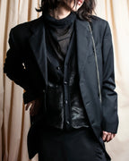 "JIL SANDER" Glitter jacquard V-neck cardigan