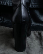 "TOM FORD" Fringe detail western long boots