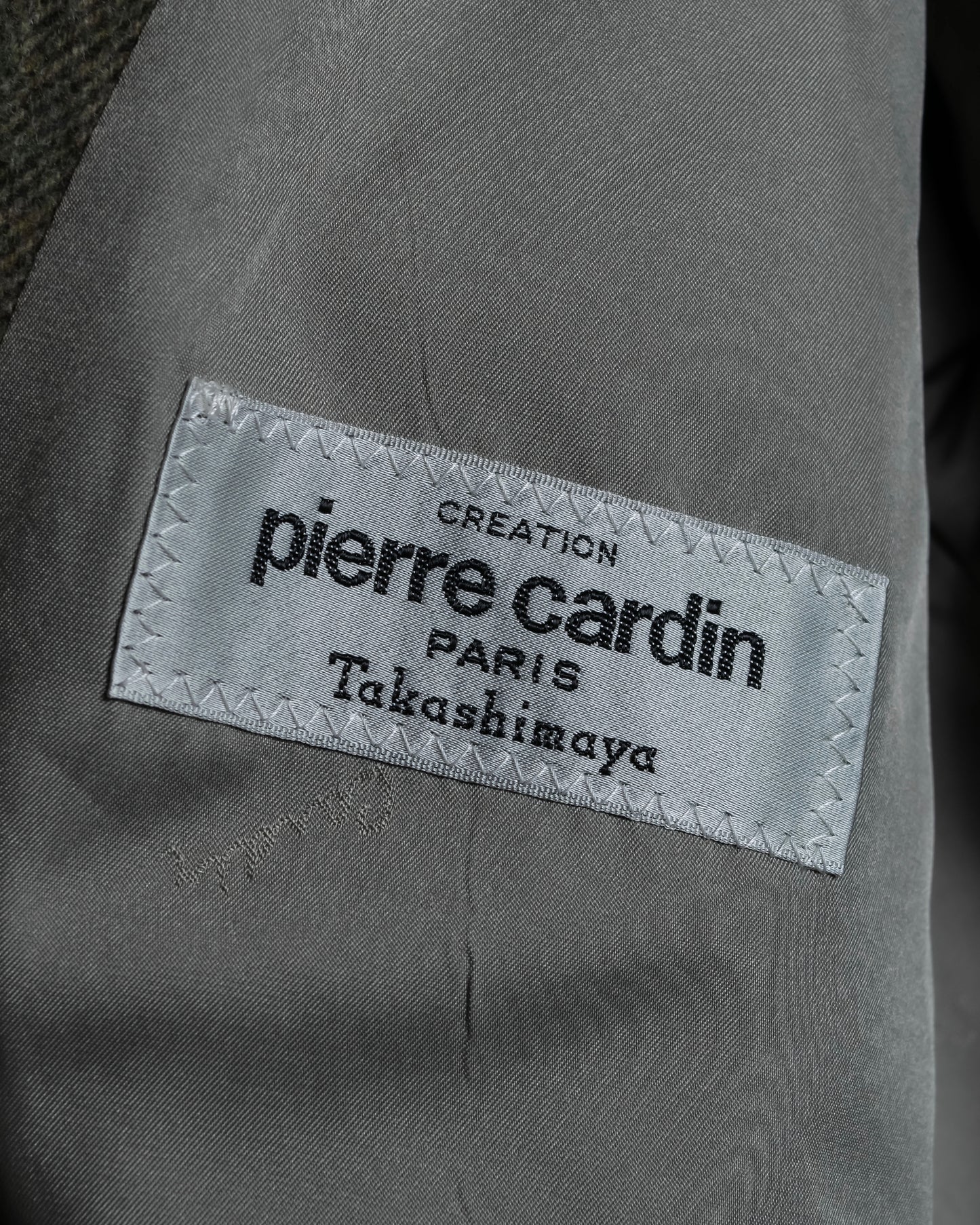 "Pierre Cardin" Double breasted oversized melton chester coat