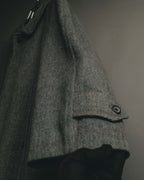 “Burberrys” 80’s Bedford wool balmacaan coat