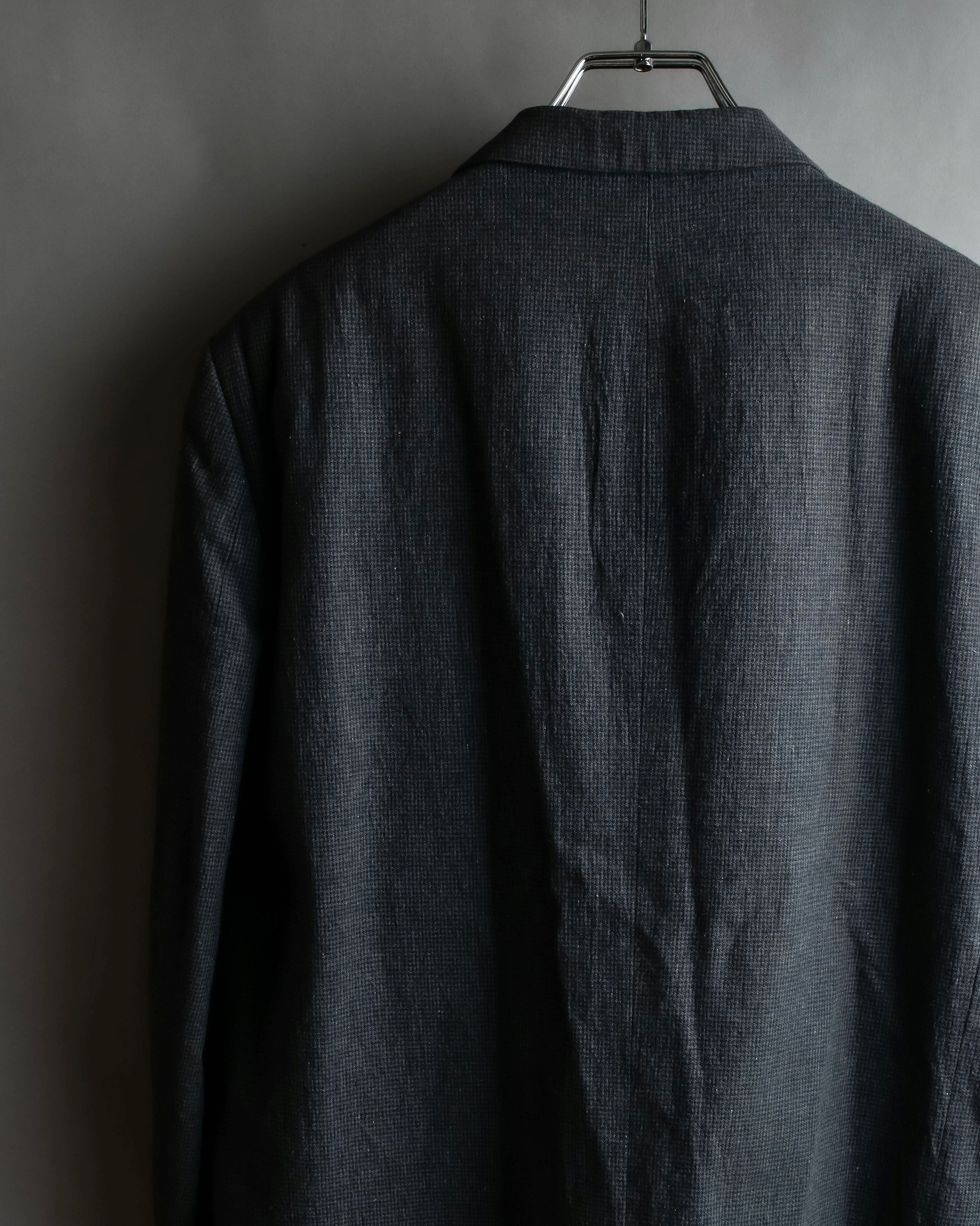 "COMME des GARCONS HOMME" 03SS fine all-over pattern cotton tailored jacket