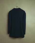 “Salvatore Ferragamo” 80’s-90’s Gancini buckle virgin wool knit jacket