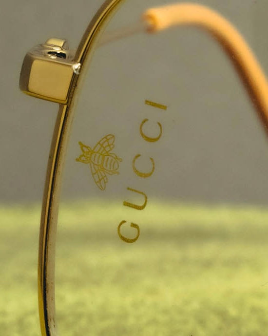 "GUCCI" 2010's-20's Bee motif polygonal sunglasses